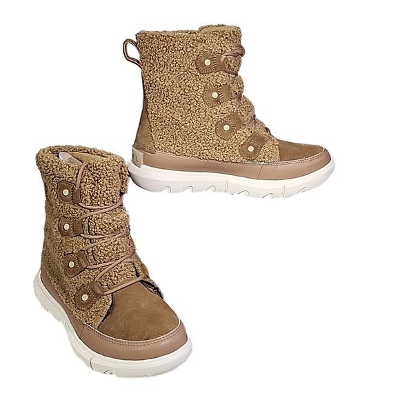 Sorel Explorer II Joan Cozy Boot Delta/Fawn Womens Size 7 NEW - Picture 1 of 16